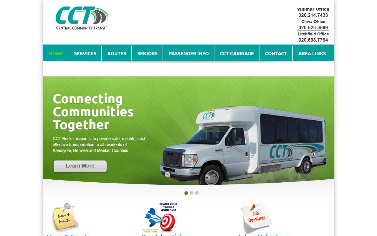 Renville County District Court Central Community Transit service