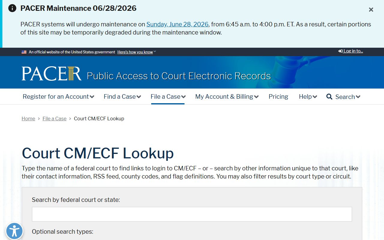 Renville County probate records PACER court lookup